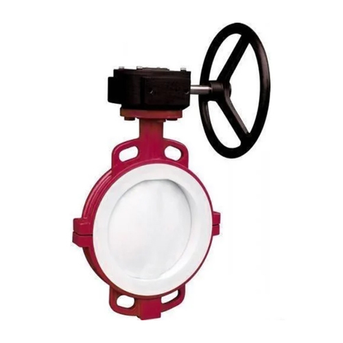Ptfe Lined Butterfly Valve - Material: Cast Iron