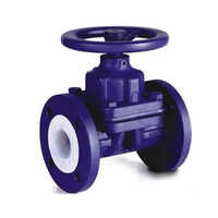 Ptfe Lined Diaphragm Valve - Mild Steel & Stainless Steel , Manual Operation For High Pressure , Powder Coated For Corrosion Resistance
