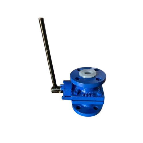 Fep Lined Ball Check Valve - Color: Blue