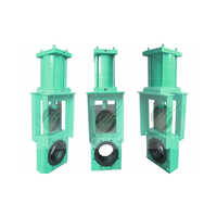 Slurry Knife Edge Gate Valve - Color: Green