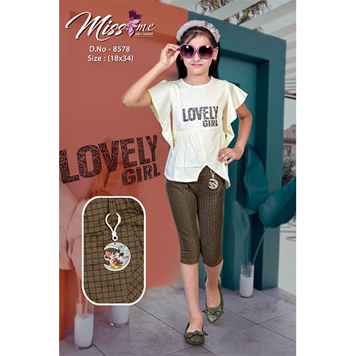 D.No-8578 Size 18X34 Capri Top - Color: Multicolor