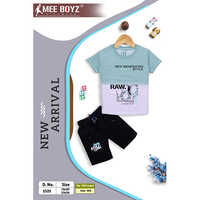 D.no-2325 Size 16x20 Boys Half Pant Top - Color: Multicolor