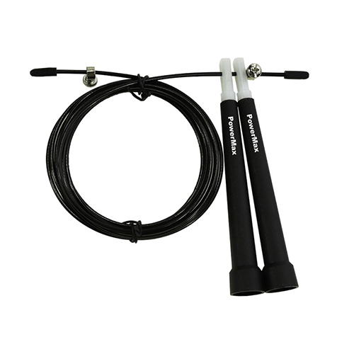 Jp-2 Black Exercise Speed Jump Rope With Adjustable Cable - Application: Gain Strength