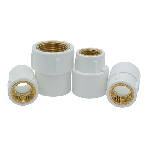 Brass Female Threaded Adapter - Color: White