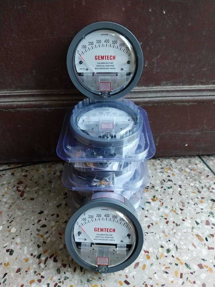 GEMTECH SERIES G2000-750PA Differential Pressure Gauge Range 750 PA