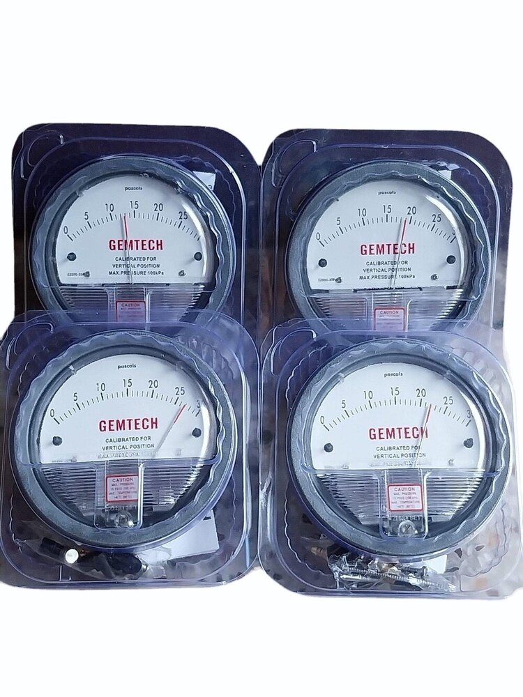 Model G2000-30pa Gemtech Differential Pressure Gauge Range 30 Pa