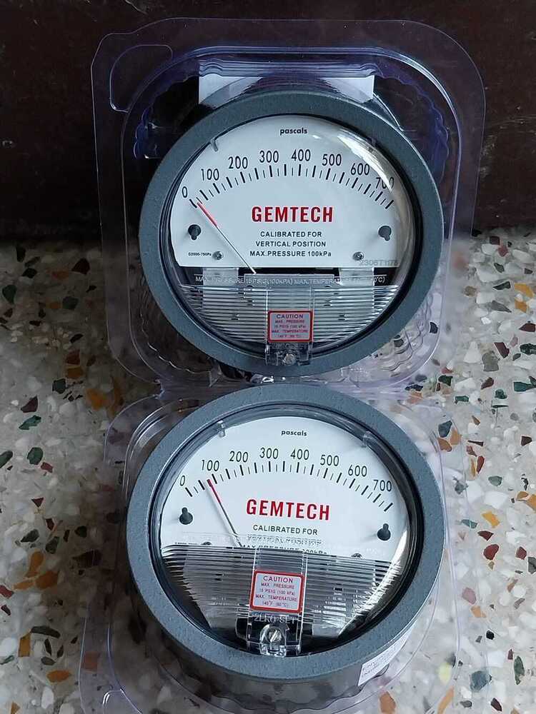 Wholesaler GEMTECH Differential Pressure Gauge Supplier For Delhi NCR India