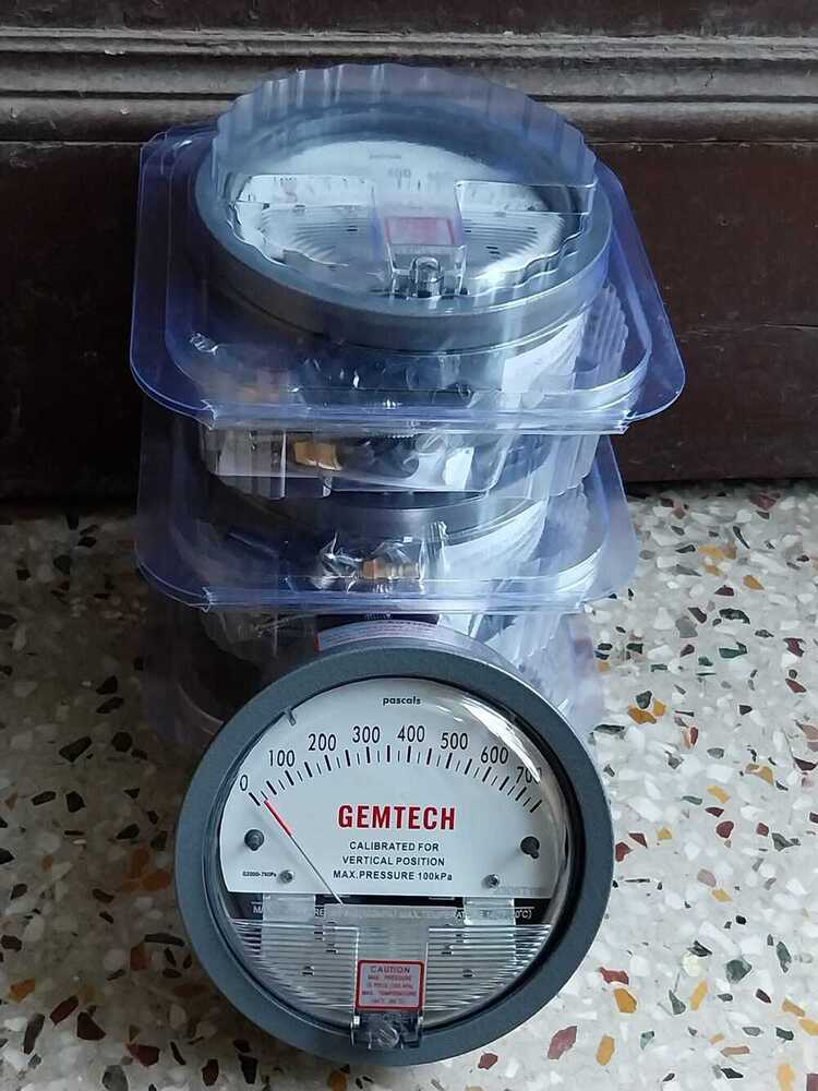Model G2000-750PA GEMTECH Differential Pressure Gauge Range 750 PA