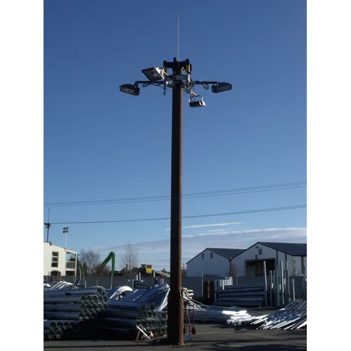 Octagonal Light Pole - Color: Black
