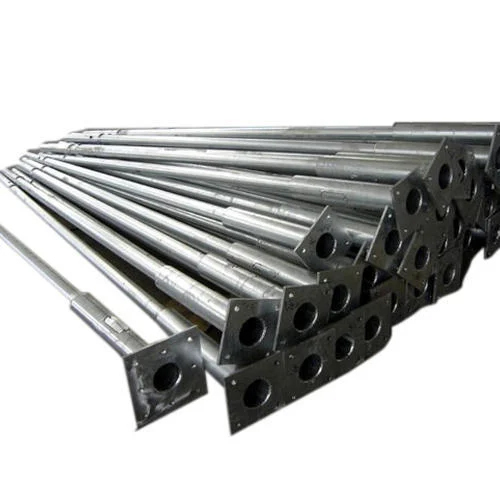 Octagonal Light Pole - Color: Silver