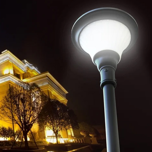 Fiberglass Light Poles - Color: White