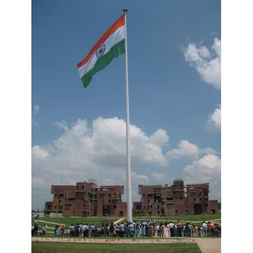 National Flag Pole - Color: White