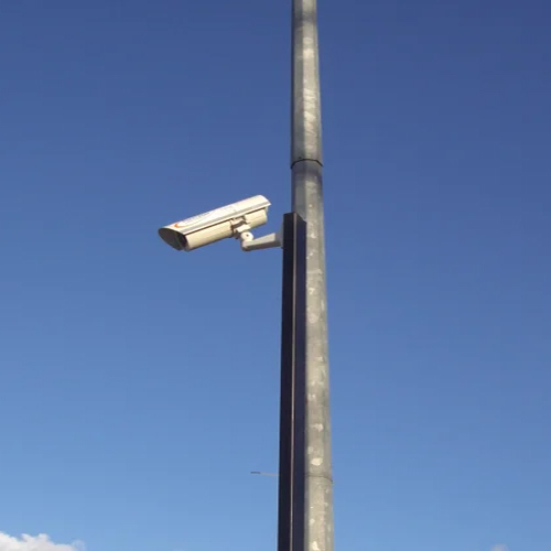 Cctv Camera Pole - Color: Cool White