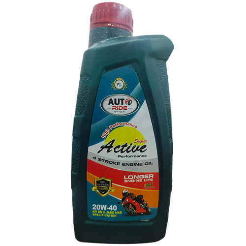 Active 20W-40 4-Stroke Engine Oil - Ash %: ~1.0A 1.5%