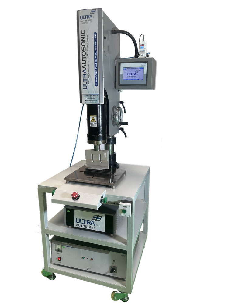 PLASTIC STRIP ULTRASONIC WELDING MACHINE FOR PLASTER CAST SUPPORTER