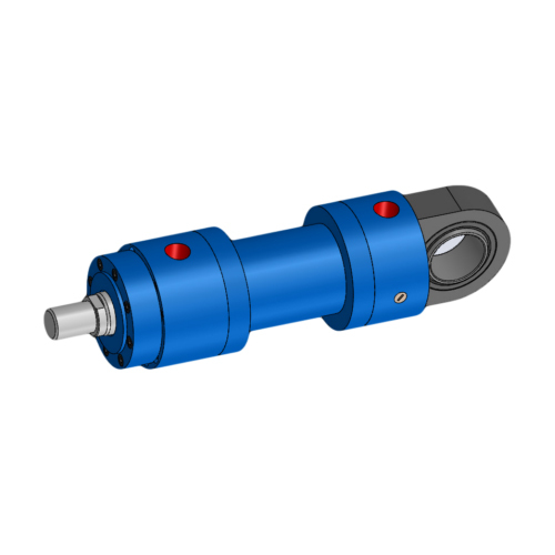 Iph Series 1 Welded Round Mp6 Detachable Eye With Spherical Bearing Hydraulic Cylinder - Color: Blue