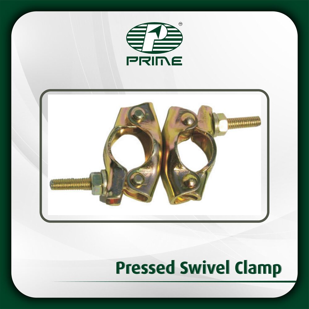 Forged Clamp - Stainless Steel, Standard Size, Silver Color | Durable And Adjustable For Strong Connections And Slanted Bracing In Industrial Applications