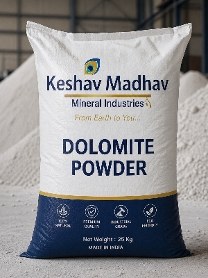 White Dolomite Powder For Industrial - Porosity: Low Porosity