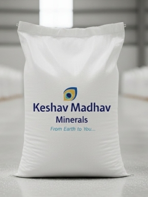 10 Micron Calcium Carbonate Powder - Low Porosity, White Powder Form | Ideal for Industrial Applications & Basic Refractories