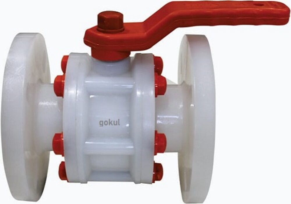 Pp Diaphragm Valve Flange End 1/2" - Application: Industrial And Water Application