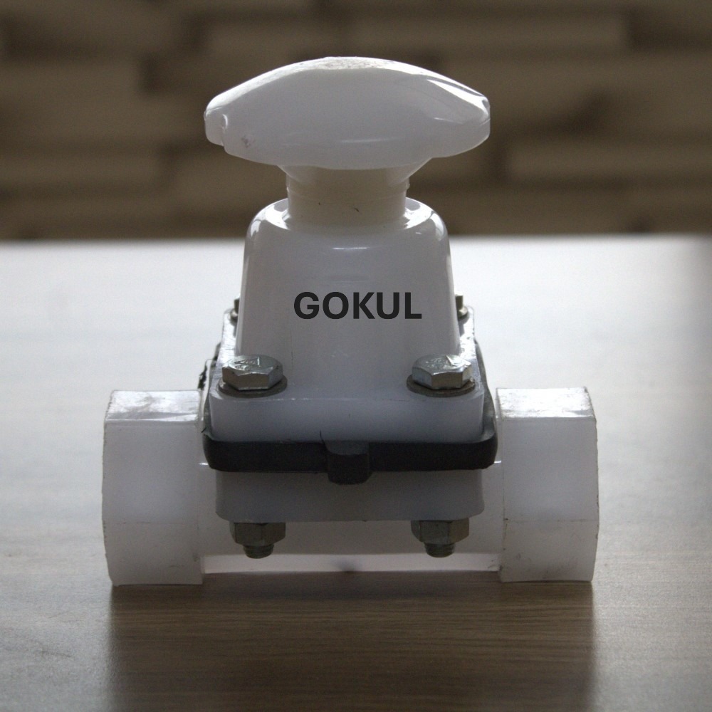 Pp Diaphragm Valve Flange End 1/2" - Application: Industrial And Water Application