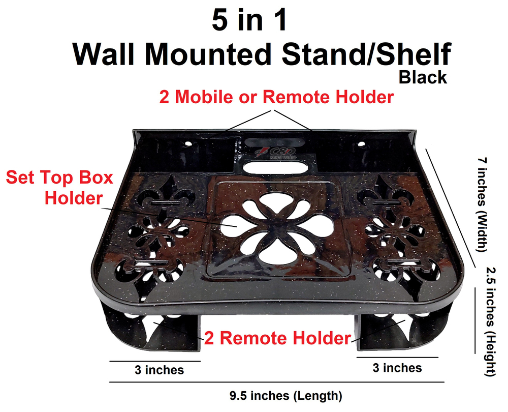 Cn - 505 Metal Shelfs - Color: Black