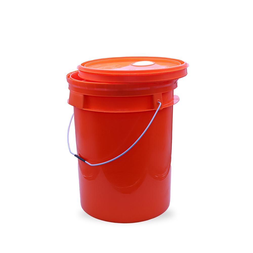 26ltr Empty Engine Oil Bucket - Color: White