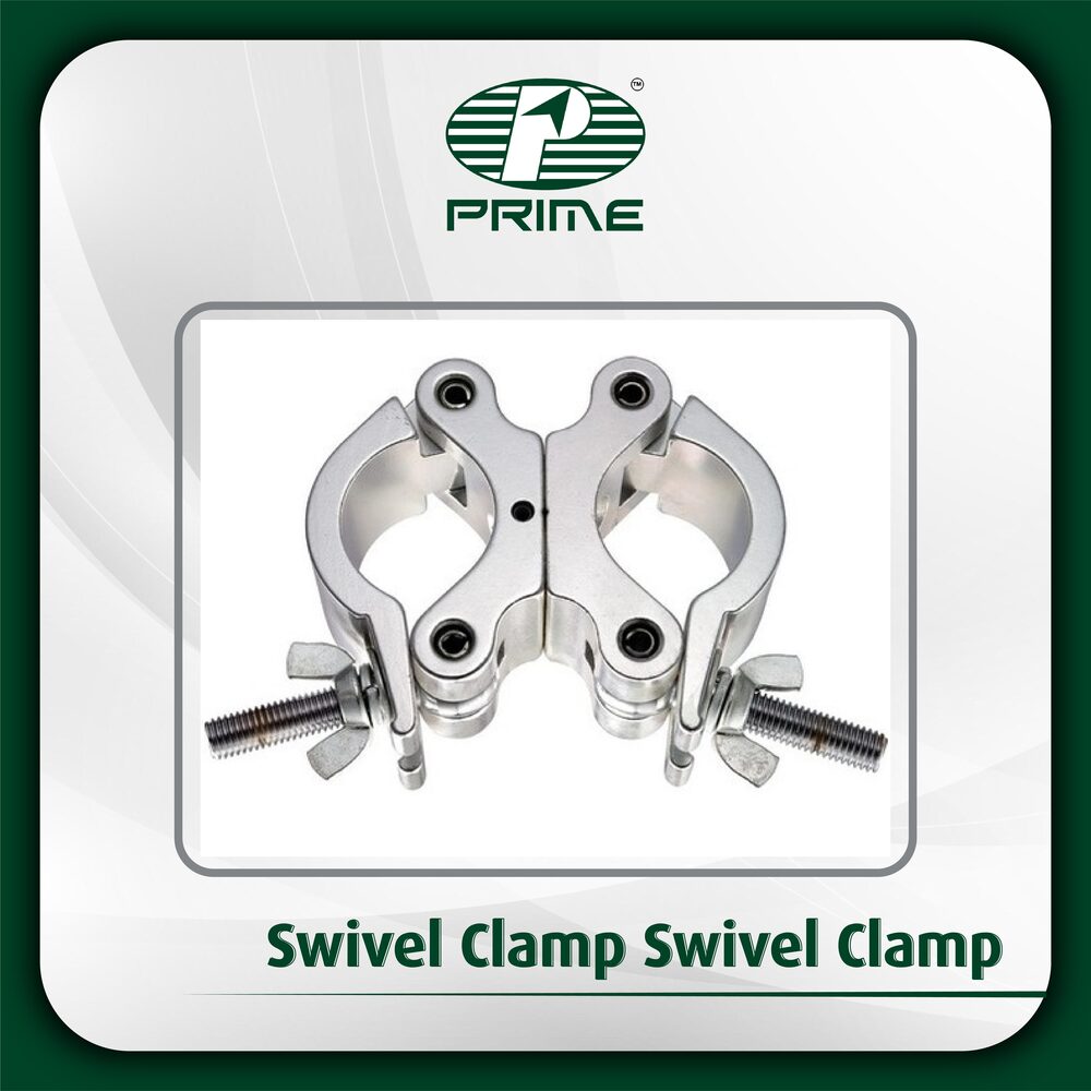 Swivel Clamp - Heavy-duty Steel, Adjustable Size With Precision Grip, Durable And Reliable
