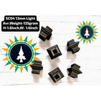 Cast Iron Square Collar - Color: Black