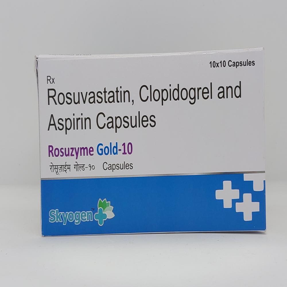Rosuvastatin 10Mg, Clopidogrel 75 MG, ASPIRIN 75 MG Capsules
