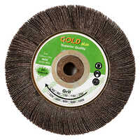 150 X 25 X 15.88 Grit 60 Gold Plus Brand Flap Wheel - Color: Black