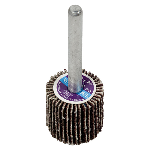25 x 25 Grit 80 White Dove Brand Mop Wheel