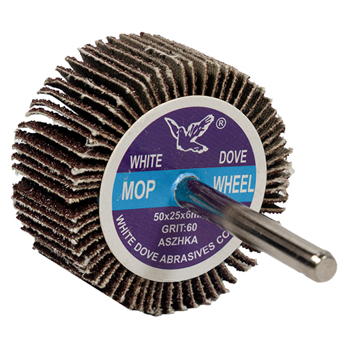 50 x 25 Grit 60 White Dove Brand Mop Wheel