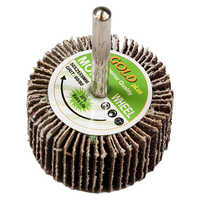 50 X 25 Grit 60 Gold Plus Brand Mop Wheel - Color: Black