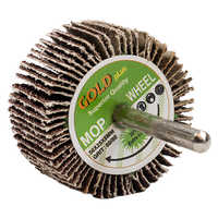 50 x 25 Grit 60 Gold Plus Brand Mop Wheel