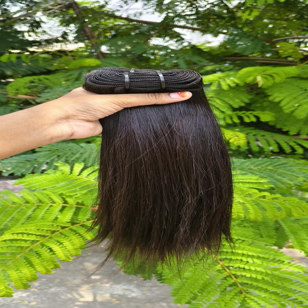 100% Unprocessed Remy Straight Temple Human Hair Extension