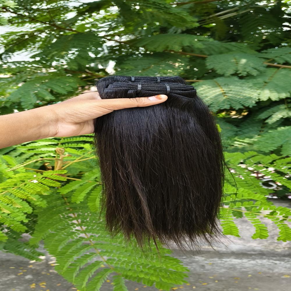 100% Unprocessed Remy Straight Temple Human Hair Extension