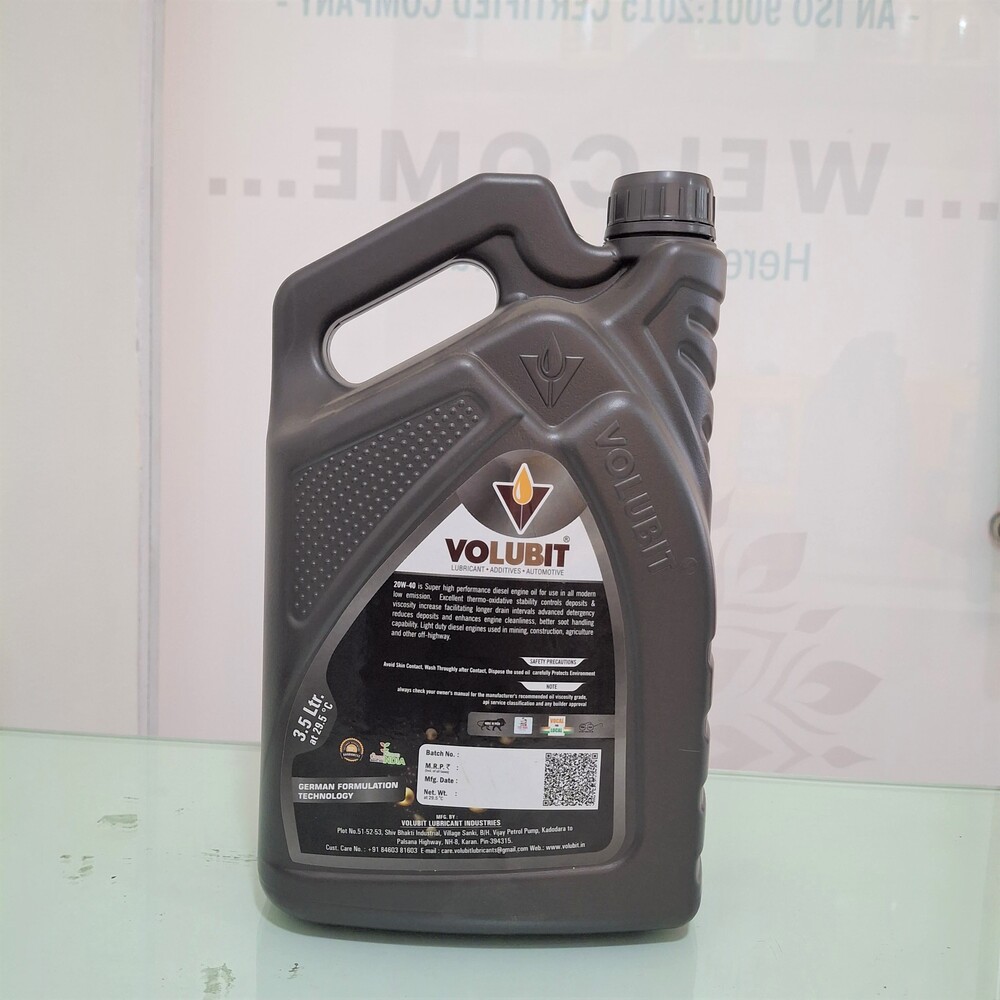 VOLUBIT 20W-40 CI-4/SN HEAVY DUTY MULTI-GRADE  ENGINE OIL 3.5L