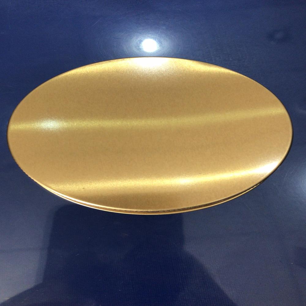 Aluminium Screw Cap Lid - Color: Silver And Gold