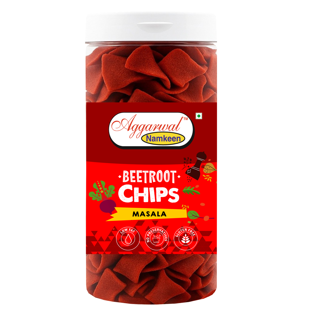 Beetroot Masala Chips - Feature: Healthy Snacks