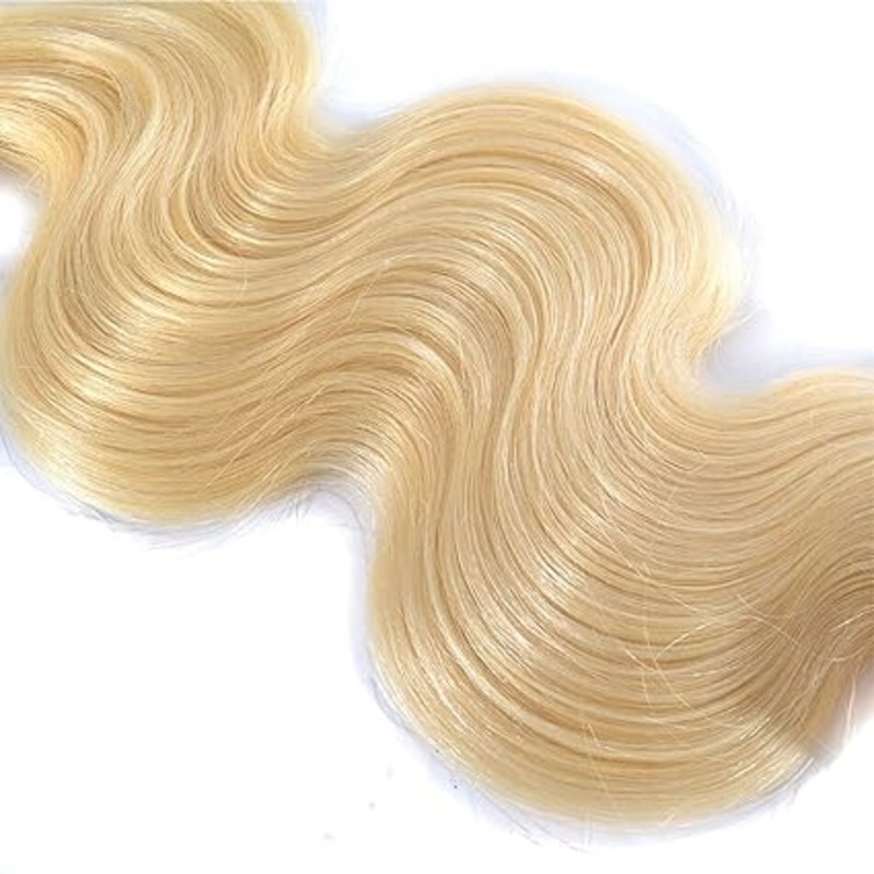 613 Blonde Body Wave Brazilian Virgin Human Hair
