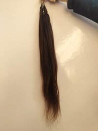 Raw Unprocessed Natural Black U Tips Human Hair Extensions