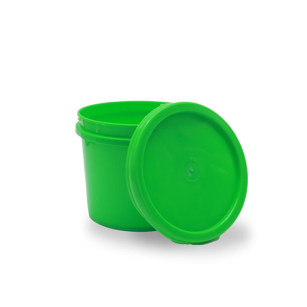 500gm Grease Plastic Container - Color: Orange