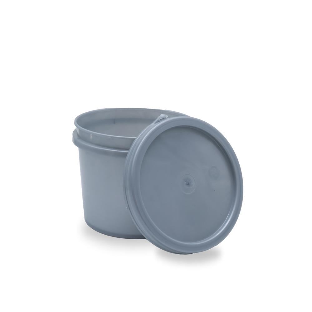 500gm Hdpe Grease Container - Color: Grey