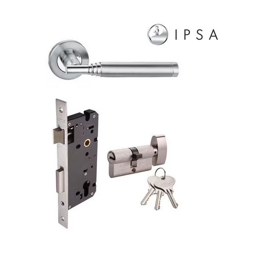 IPSA 15345 OR04 Stainless Steel SS304 On Rose Mortise Lever Door