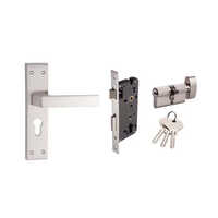 Ipsa 5190 Peach Mortise Lever Door Handle Lockset With 1 Side - Application: Home