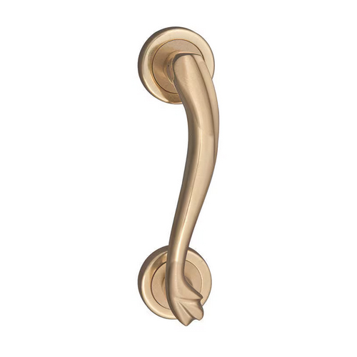 IPSA 4569 Villa 15 Inch Brass Door Handle For Wooden