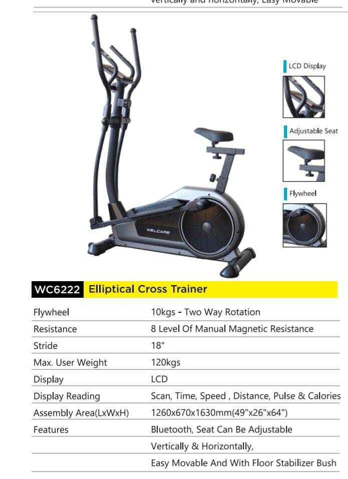 Semi Commercial Elliptical Cross Trainer at INR in