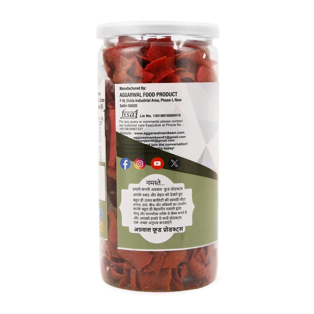 Beetroot Achari chips
