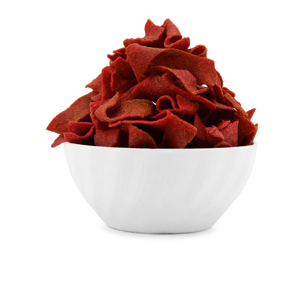 Beetroot Achari chips